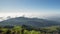 Sri Lanka Lipton seat tea plantation fields in Nuwara Eliya. time-lapse during sunrise with clouds rushing by in 4K