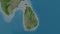 Sri Lanka - overview. Satellite