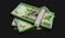 Sri Lanka Rupee money banknotes pack 3d illustration