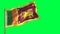 Sri Lanka Sri Lankan National Waving Animating Green Screen 3d Fabric Flag