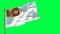 Sri Lanka Sri Lankan Navy Ensign National Waving Animating Green Screen 3d Fabric Flag