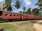 Sri Lanka Vintage Red Train