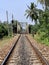 Sri Lanka Vintage Red Train Track