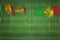 Sri Lanka vs Mali Soccer Match, national colors, national flags, soccer field, football game, Copy space