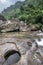 Sri Lanka waterfall rocks and vegetation