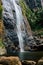 Sri lanka waterfall view in deep forest