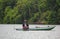 Sri Lankan river, srilankan tourism, Fisherman of lake in action when fishing on twilight, Srilankan culture and tourism.wooden