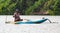 Sri Lankan river, srilankan tourism, Fisherman of lake in action when fishing on twilight, Srilankan culture and tourism.wooden