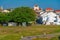 Sri Sudharmalaya Buddhist Temple at Galle, Sri Lanka