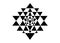 Sri Yantra, Sacred geometry, symbol of Hindu tantra formed by nine interlocking triangles that radiate out from the central point