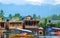 Srinagar, India - April 25, 2017 : Lifestyle in Dal lake, People living in `House boat` and using small boat `Shikara` for