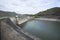 Srinagarind Hydroelectricity Dam building below water level