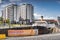 SS Nomadic, the last remaining White Star Line ship in the world. Near Titanic Museum in Belfast