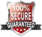 SSL 100% secure online shopping shield web icon badge