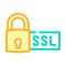ssl secure sockets layer seo color icon vector illustration