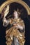 St. Agatha, altar statue in the church of St. Agatha in Schmerlenbach, Germany