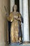 St. Agatha, statue on the altar of St. Barbara in the church of St. Anthony the Hermit in Slavetic, Croatia