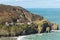 St Agnes coast view Cornwall England UK