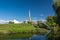 St Alban`s Church and Gefion Fountain in Copenhagen