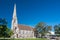 St Alban`s Church and Gefion Fountain in Copenhagen