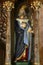 St. Ambrose statue on the main altar at St. Catherine of Alexandria Church in Stubicke Toplice, Croatia