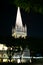 St. Andrew& x27;s Cathedral illuminated in Singapore at night