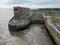 St Andrews Dock trawler dock derelict buildings, derelict landmark and Hulls fishing heritage. St Andrews Dock, hull