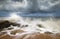 St. Augustine FL Beach Seascape Crashing Ocean Waves