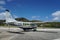 St Barth Commuter plane on tarmac at Remy de Haenen Airport also known as Saint Barthelemy Airport