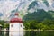 St. Bartholomew church in Konigssee National Park in summer, Germany