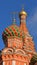 St. Basil Cathedral on Red square, Cathedral of Protection of Virgin on Ditch, fragment, Moscow