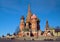 St. Basil Cathedral on the Red Square in Moscow