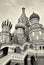 St. Basil`s Cathedral on red square