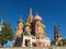 St. Basil`s Cathedral on Red square