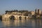 St Benezet Bridge and Cathedral; Avignon