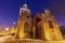 St. Birgitta`s Church in Gdansk at night