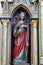 St. Catherine of Alexandria statue on the altar of St. Anthony of Padua at St. Roch Church in Luka, Croatia