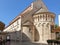 St. Chrysogonus Church Crkva sv. KrÅ¡evana, south-east facade, in old town of Zadar in sunny day. Roman Catholic church named aft