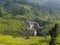 St. Clair Falls situated west of the town of Talawakele on the Hatton-Talawakele Highway in Nuwara Eliya, Sri Lanka