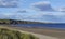 St Cyrus Beach in Aberdeenshire looking North on one Fine Autumn day, with the exposed beach from the low tide.