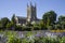 St. Edmundsbury Cathedral from Abbey Gardens in Bury St. Edmunds