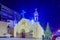 St. Elijah Cathedral with Christmas Tree, in downtown Haifa