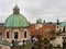 St. Francis of Assisi Church and rooftops of Prague Old Town