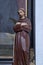 St. Francis of Assisi statue on the altar of St. Benedict in the Church of the Holy Three Kings in Stara Ploscica, Croatia