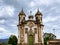 St francisco`s church at baroque colonial rococo ancient city of Ouro Preto, Brazil