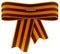 St. George ribbon bow. Symbol of Russian Victory Day