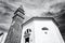 St. George`s Parish church, Piran, Slovenia, colorless