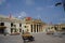 St George`s Square in Valletta. View of the main city square and its magnificent The Palace. Valletta, Malta