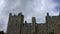 St Georges flag of England flying above castle