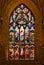 St Giles\\\' Cathedral, Edinburgh - Jesus ascends into heaven in the east window by Ballantine and Son